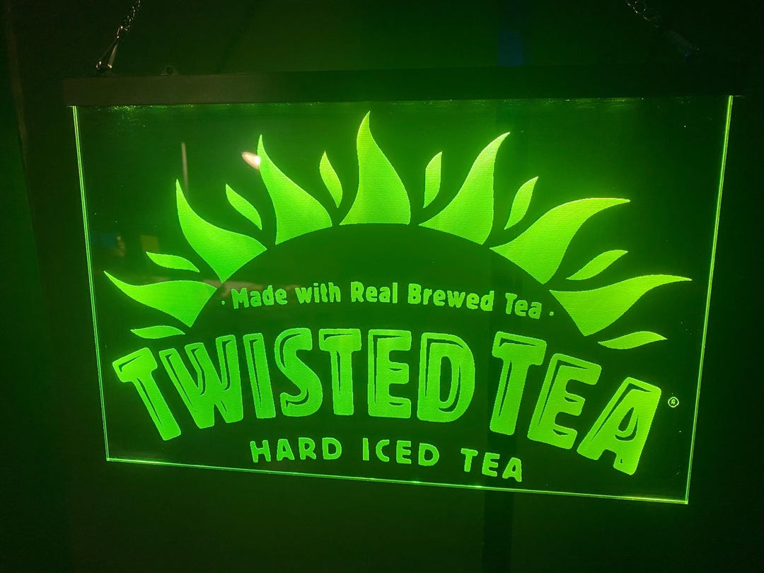 Led Tea Sign Board Twisted Tea Led Light Sign Rgb - Etsy