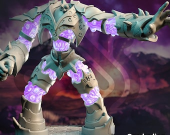 Arcane Golem Miniature: Vanguard Automaton Robot - D&D RPG Wargaming