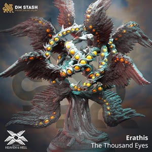 Eratis – Die tausend Augen D&D Miniatur Engel Biblisch genaue Eldritch Horror Dungeons and Dragons RPG Wargaming von DM Stash