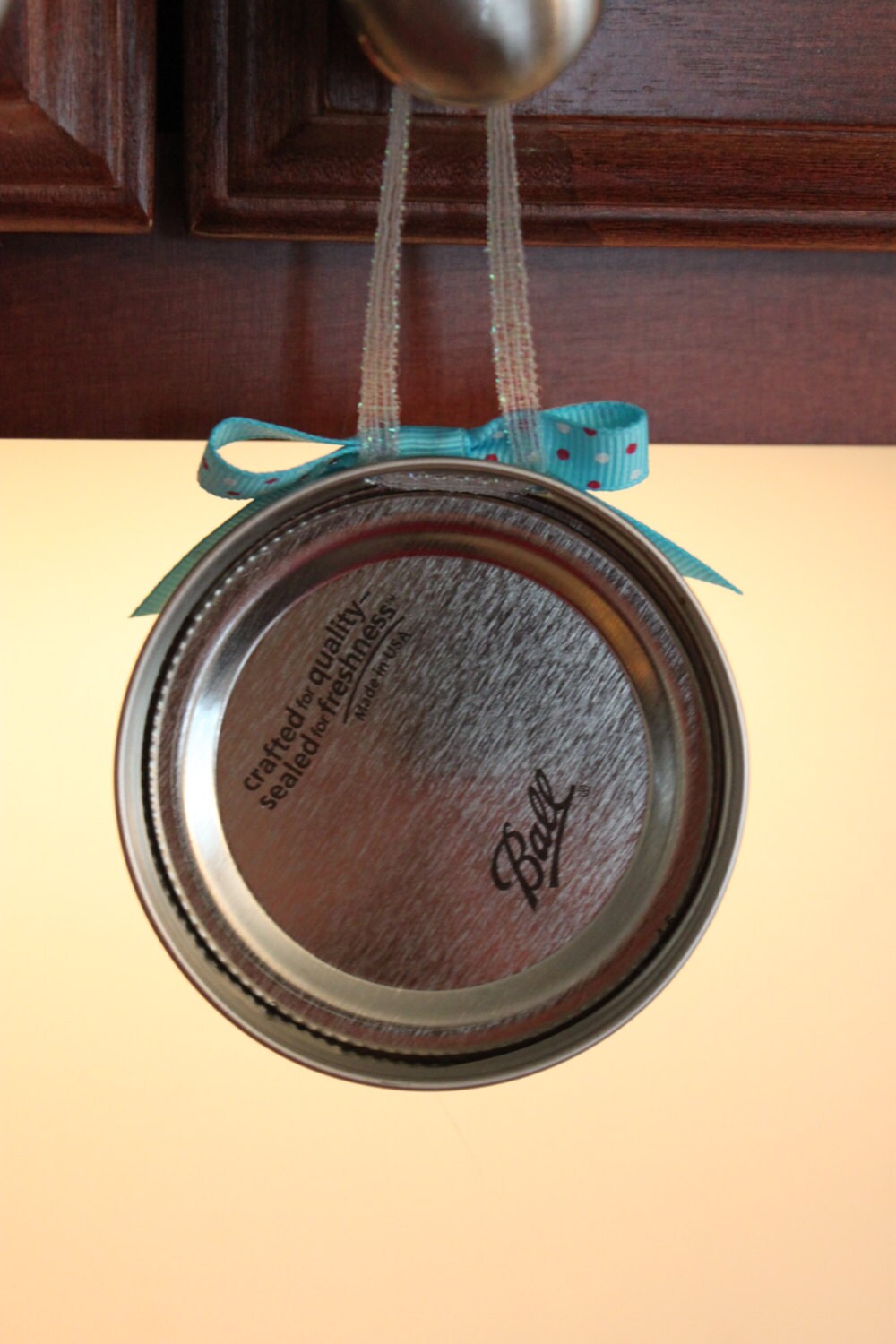 Vintage Inspired Ball Jar Lid Christmas Ornament Etsy