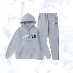 Trapez | UK Streetwear Trainingsanzug | Unisex Modern Pullover Trainingsanzug & Sportlich Pullover Trainingsanzug Set | Schwarzer Trainingsanzug | Grauer Trainingsanzug