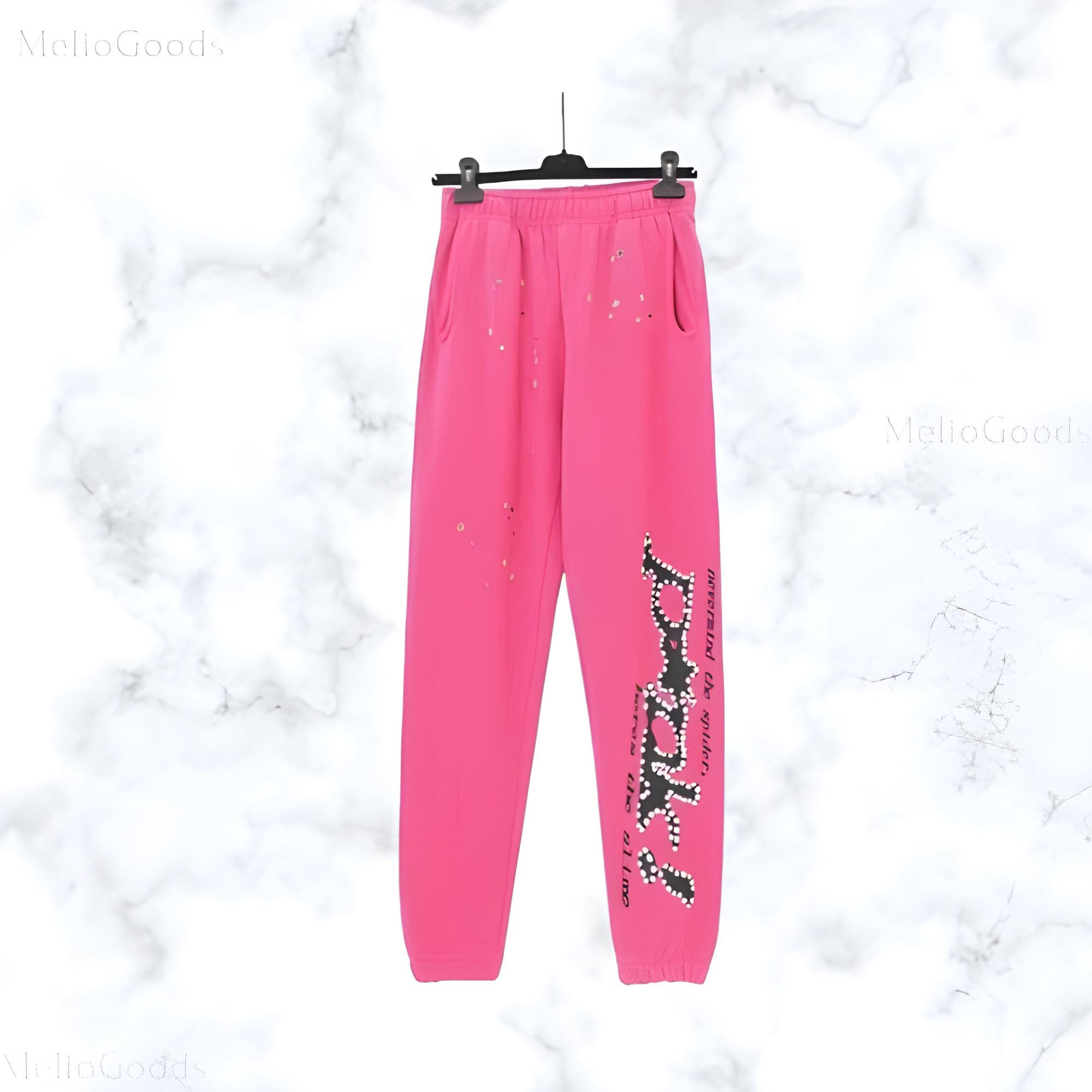 Sp5der 555555 I Heart hoodie pants スラックス Sp5der I Heart Sp5 Sweatpants Black – Restock AR