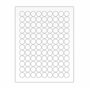 3/4" Blanko CLEAR MATTE Runde Sticker,LASER Printer Only,Blanko Sticker,Preisaufkleber,Planer Sticker,Clear Sticker,Printable Sticker