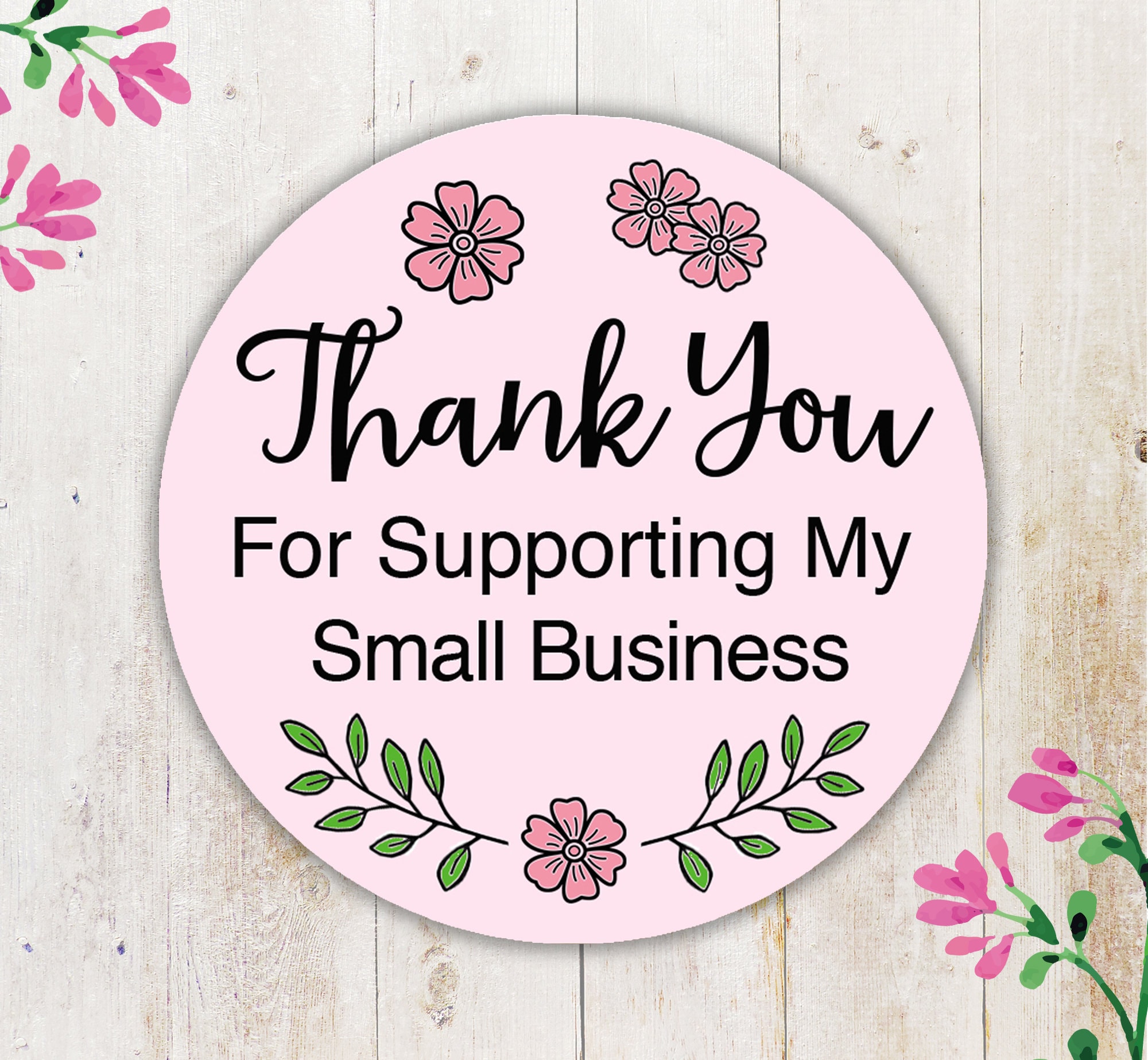 PINK Thank You for Supporting My Small Business,thank You  display picture 1