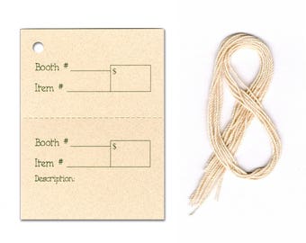 VENDOR BOOTH Description Hang Tags,Price Tags,PerforatedTags,Craft Tags,Product Tags,Hang Tag,Merchandise Tags,Shop Tags,Price Tags,Hangtag