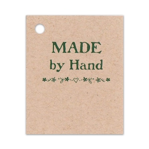Made by Hand Hang Tags,Strings inklusive,Preisanhänger,Geschenkanhänger,Produktanhänger,Hang Tag,Merchandise Tags,String Tags,Favor Tags,Craft Show Tags