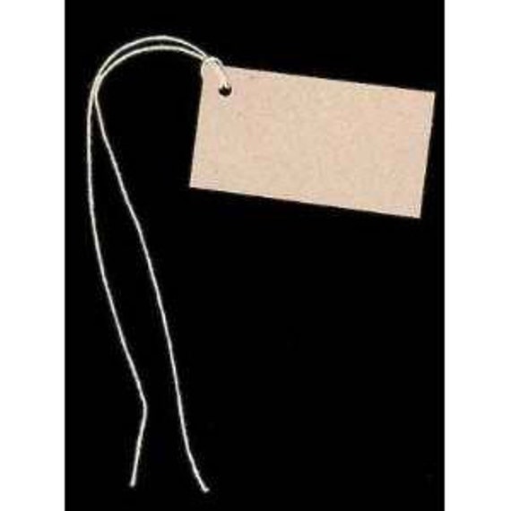 Kraft Merchandise Tag with String