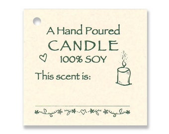 SOY Candle Tags,Strings Included,Candle Scent,Candle Scent Tags, Candle Tags,Candle Price Tags,Soy Candle Labels,100% Soy Candles,Tie On Tag