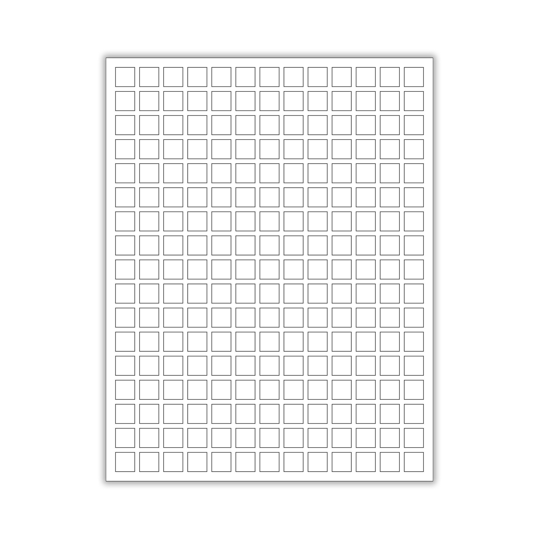custom white numbering sticker,sheet number a4
