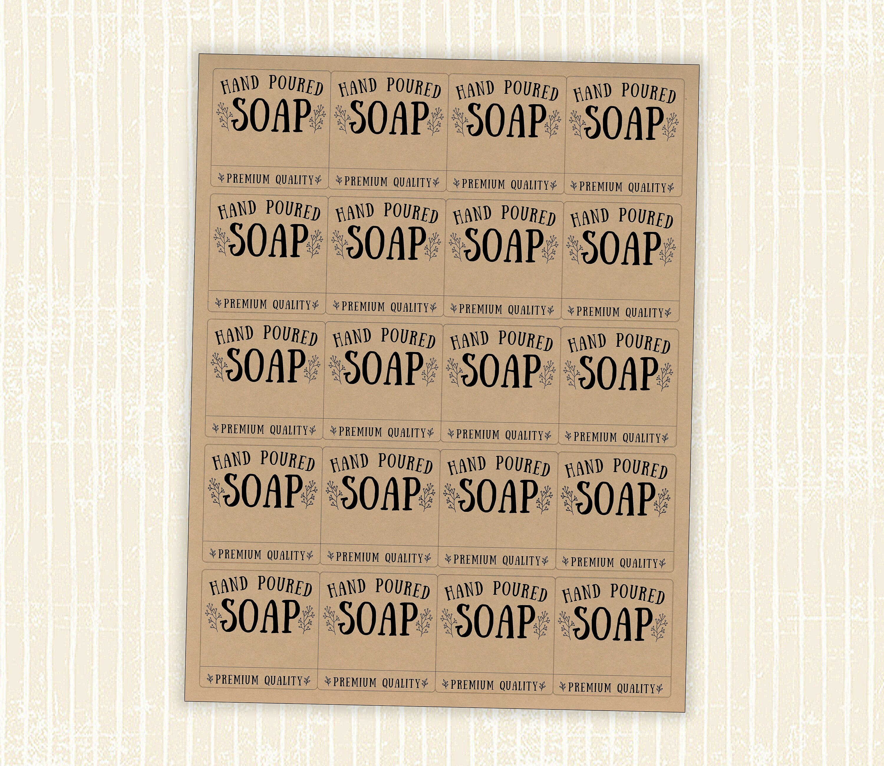 Monochrome Soap Labels – Soap Authority