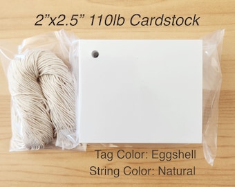 107 2"x2.5" BLANK WHITE Hang Tags & Strings,Vendor Tags,Blank Tags,Favor Tags,Craft Tags,Gift Tags,Wedding Tags,Craft Show Tags,Shop Tags