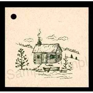 100 RUSTIEKE CABIN Hang Tags -100 Ecru Strings Inbegrepen - Prijskaartjes ~ Primitief ~ All purpose Gift tag