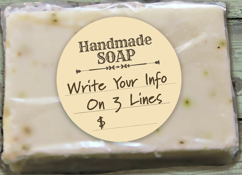 HANDMADE SOAP Labels ~ Vintage Look,handmade Soap Stickers,toppers ...