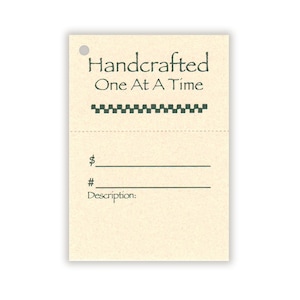 Handgemaakte één voor één Hang-tags, prijskaartjes, string-tags, geperforeerde tags, leverancierstags, hang-tags, hang-tags, producttags, koopwaartags