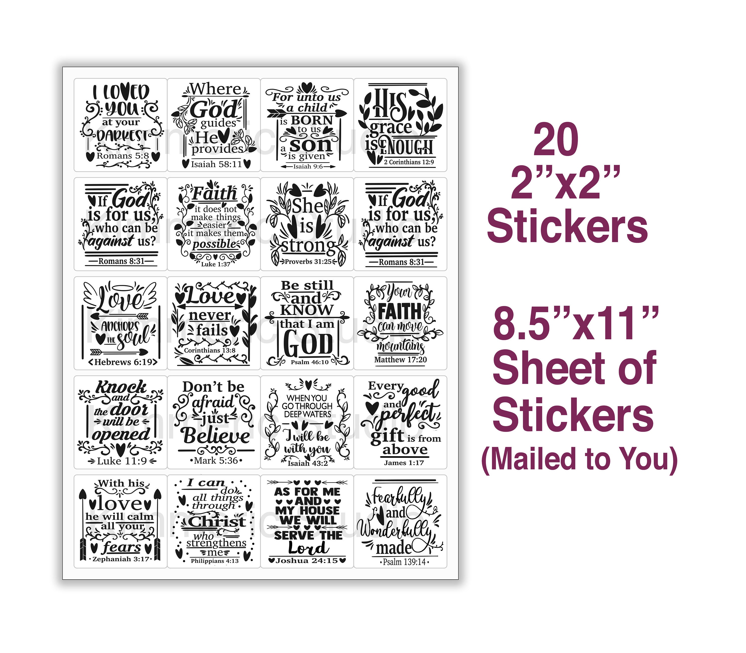 Holy Bible stickers for planners, ID 0245 – mamagloriashop