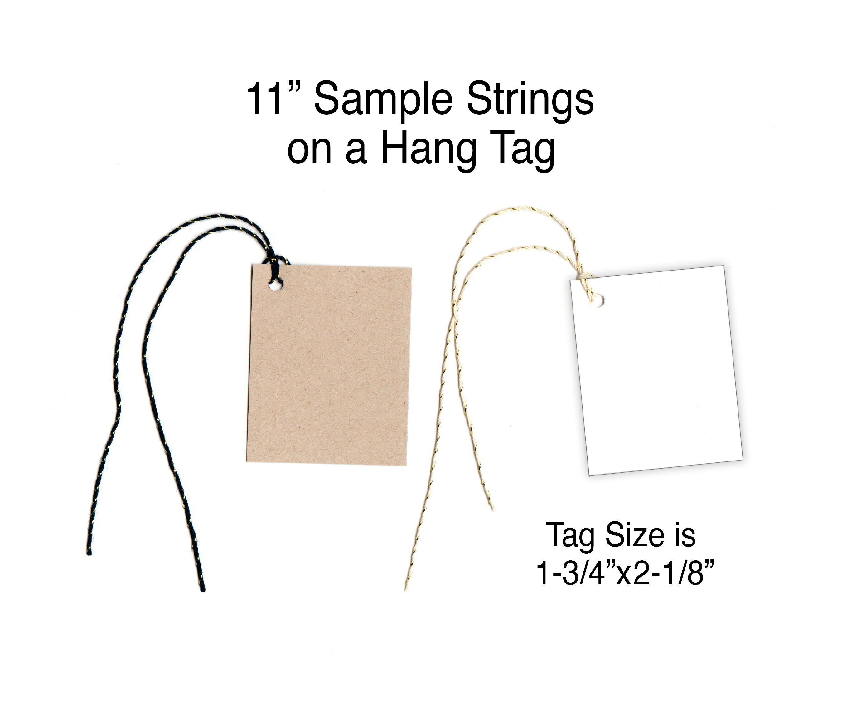 100 METALLIC /COTTON Stringshang Tag Stringhang Tag Etsy Australia