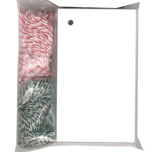 2-1/8x 3-5/8&quot; 100 BLANK WHITE Hang Tags & Rot/ Grün Bäcker Twine Strings,Preisanhänger,Geschenkanhänger,weiße Anhänger,Aufhängeanhänger,Hangtags,Weihnachtsanhänger