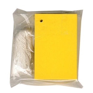 100 GELBE Hängeschilder, Hängeanhänger, 2-1/8"x 3-1/4", Hang-Tags, Craft-Tags, Preisschilder, Vendor-Tags, Craft Show-Tags, String-Tags, Kimmeric