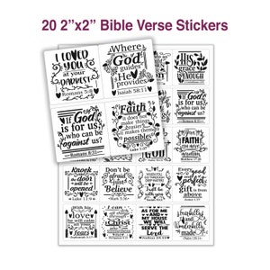 BIBLE VERSE Stickers,Religious Planner Stickers,Bible Journaling,Bible Verse Stickers,Christian Stickers,Christian Verse,Christian Planner
