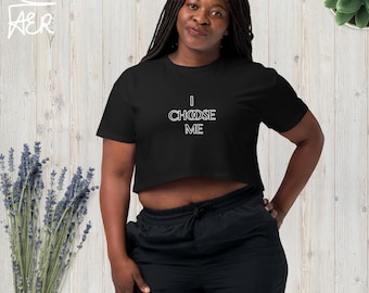 Crop Top zur Selbstliebe: Gekämmte Baumwolle, entspannte Passform