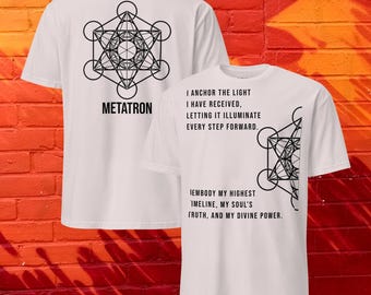 Metatron T-Shirt, Mandala, Symbol, spirituell, Affirmation