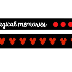 Magical Memories Family Fun Getting Goofy Cartoon Mouse Washi Tape Mouse Heads Magic Magical Vacation Magic Land Magic World Planner Tape