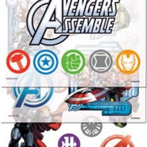 Conjunto de pegatinas de cartón de los Vengadores de Marvel Comics, decoraciones, superhéroe, scrapbooking para niños, bricolaje
