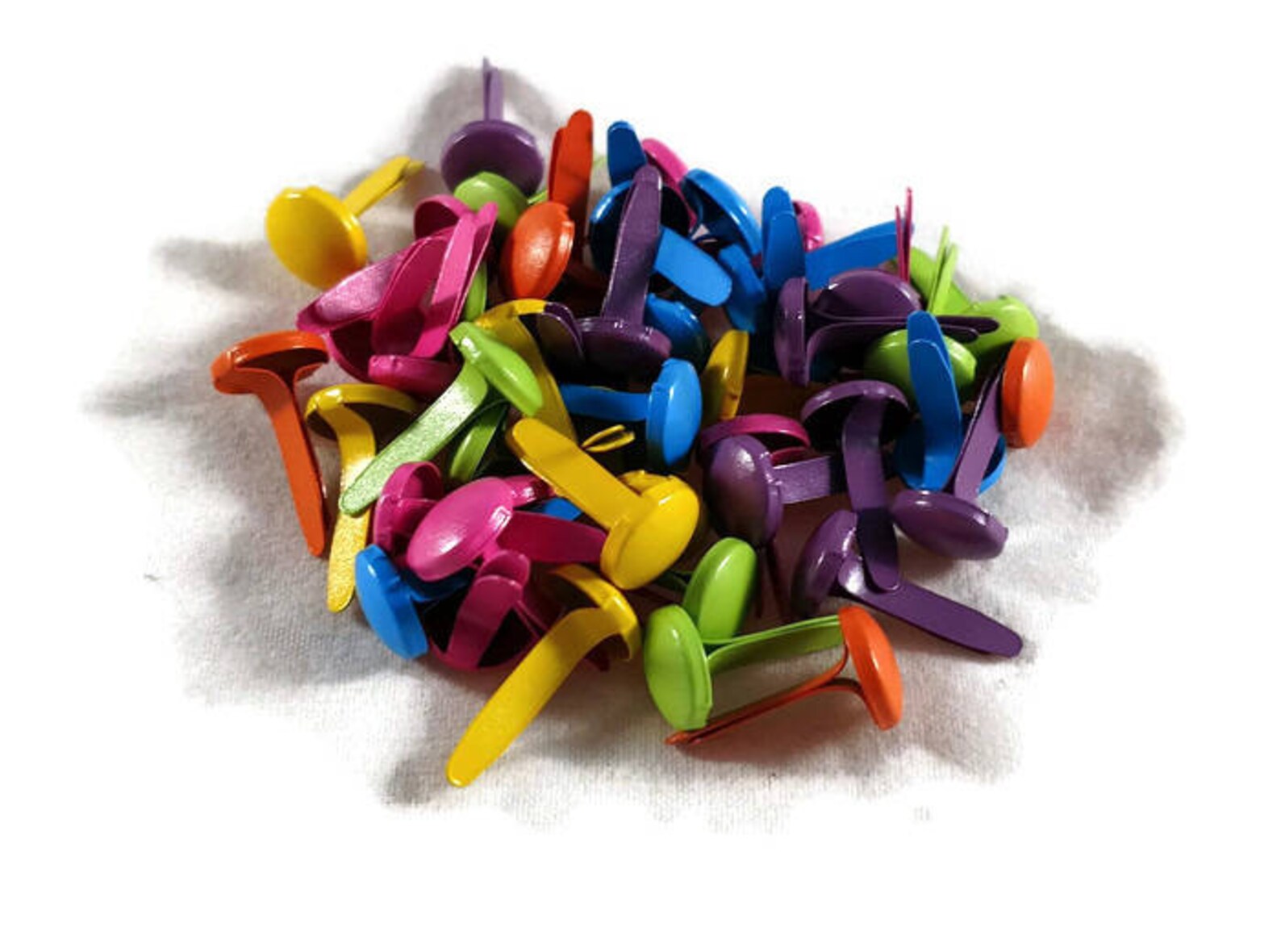 Bright Color Brads Large Round Brads Brights Bulk 50ct Etsy UK