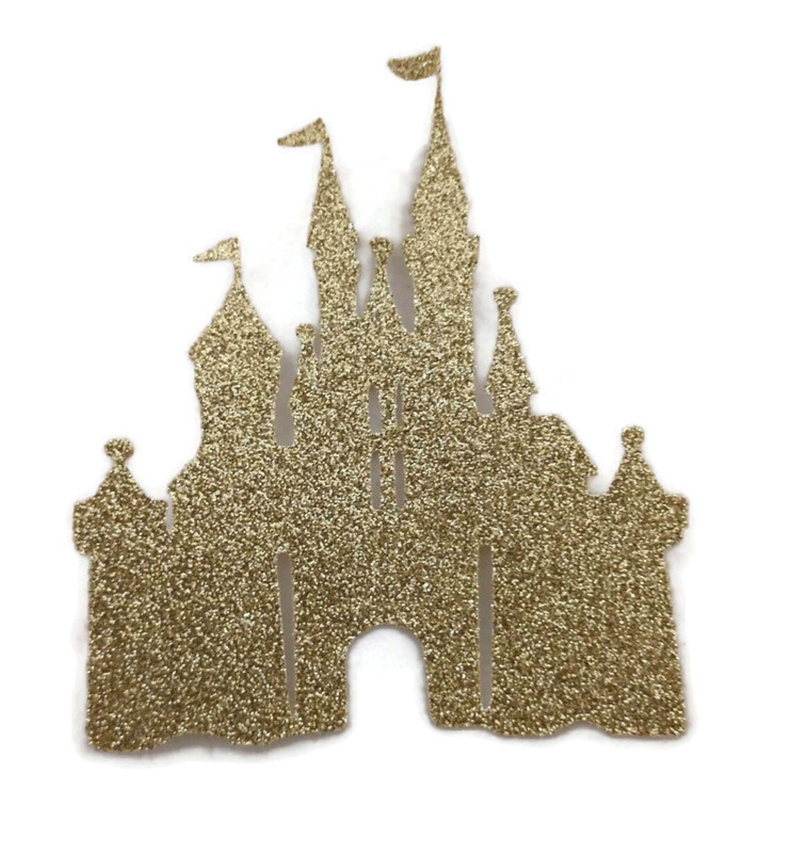 Silver Glitter Castle Die Cuts Cinderella Castle Die Cuts Etsy