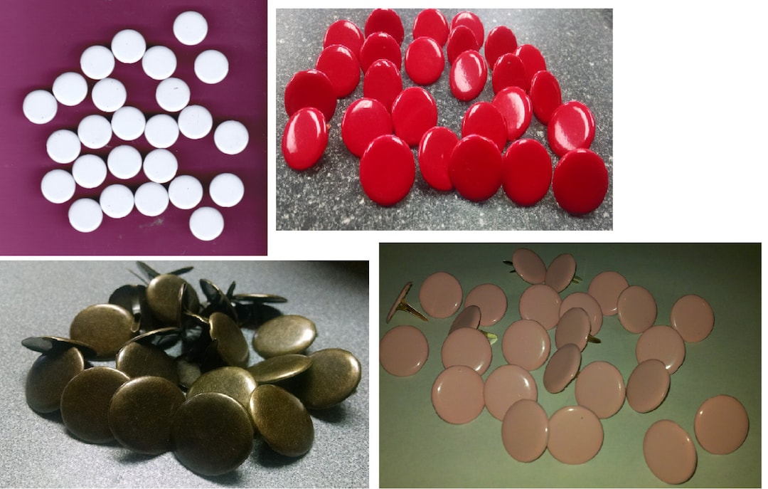 Scrapbooking Jumbo Round Brads BULK 25pc Choose Color Paper Fasteners