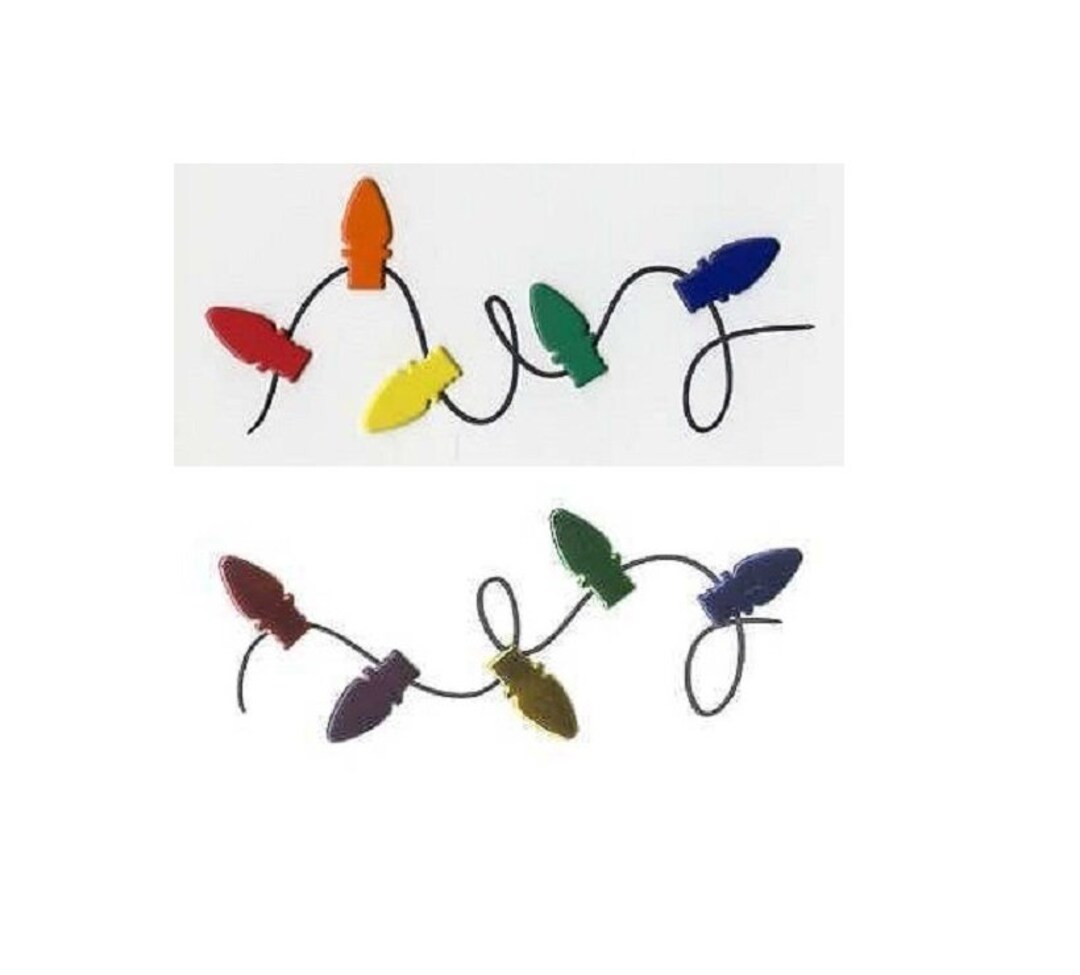 Christmas Brads Christmas Bulb Brads Christmas Lights Paper Fasteners