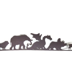 Disney World ANIMAL KINGDOM Die Cut Border Title Animal Border Zoo Die Cuts | Disney Scrapbook Disney Vacation Ephemera