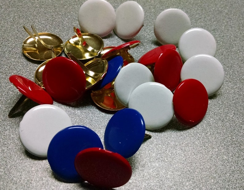 Scrapbooking Jumbo Round Brads BULK 25pc Choose Color Etsy