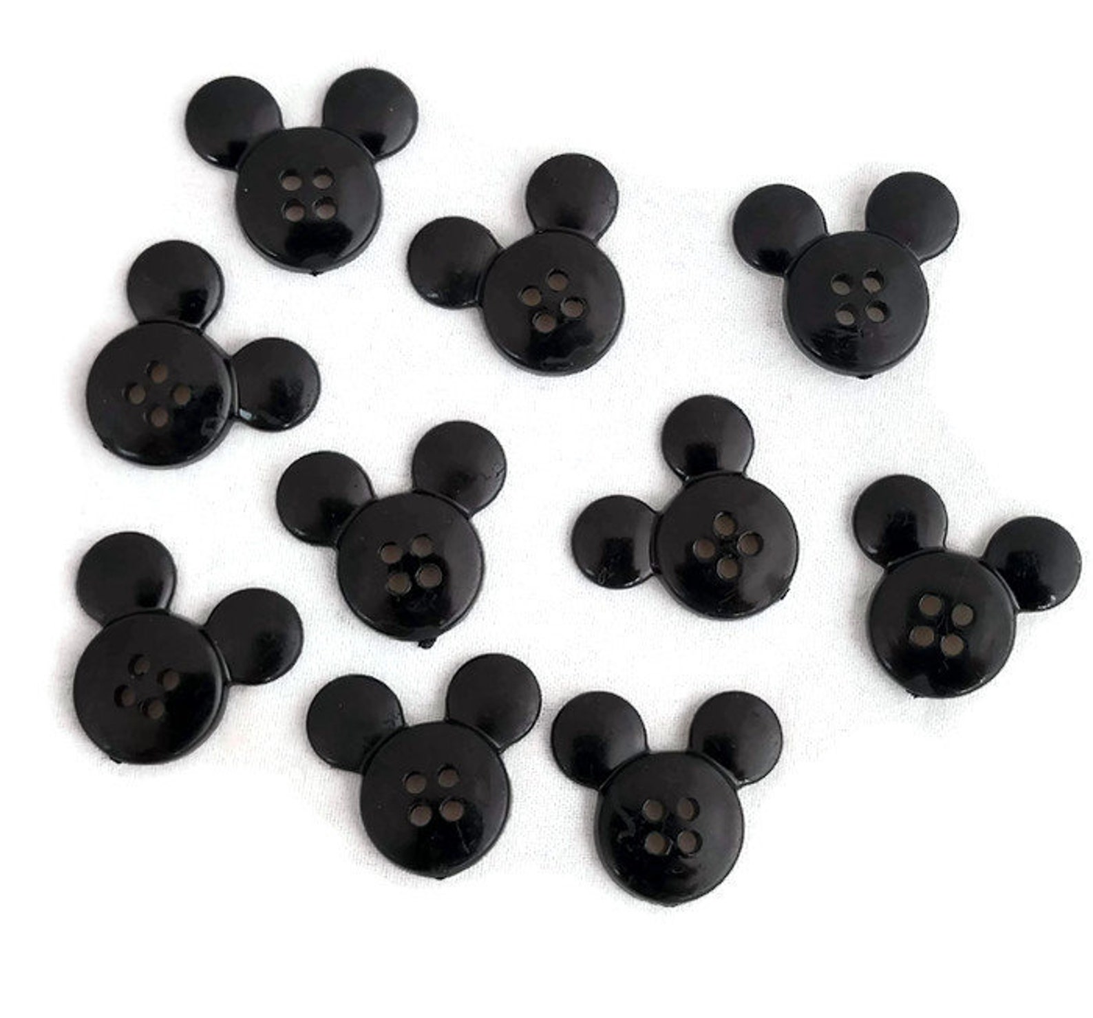 Mickey Mouse Buttons 3/4 Inch Wide Magic Buttons Kids Buttons Etsy