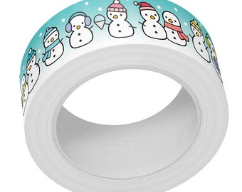 Snowman Washi Tape Frosty Friends Washi Tape - Winter Washi | Christmas Washi Tape Lawn Fawn Washi Tape