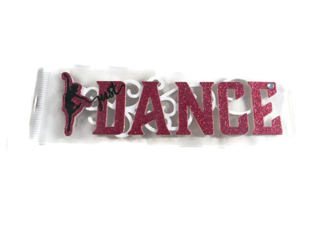 Dance Sticker Title with Bling Scrapbooking Glitter Ballet Etsy