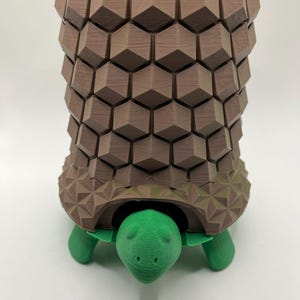 3D Printed Turtle Planter: Eco-Friendly Desk Decor