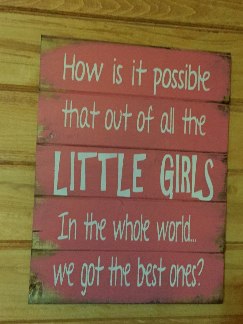 How is It Possible That Out of All the LITTLE GIRLS Little Etsy