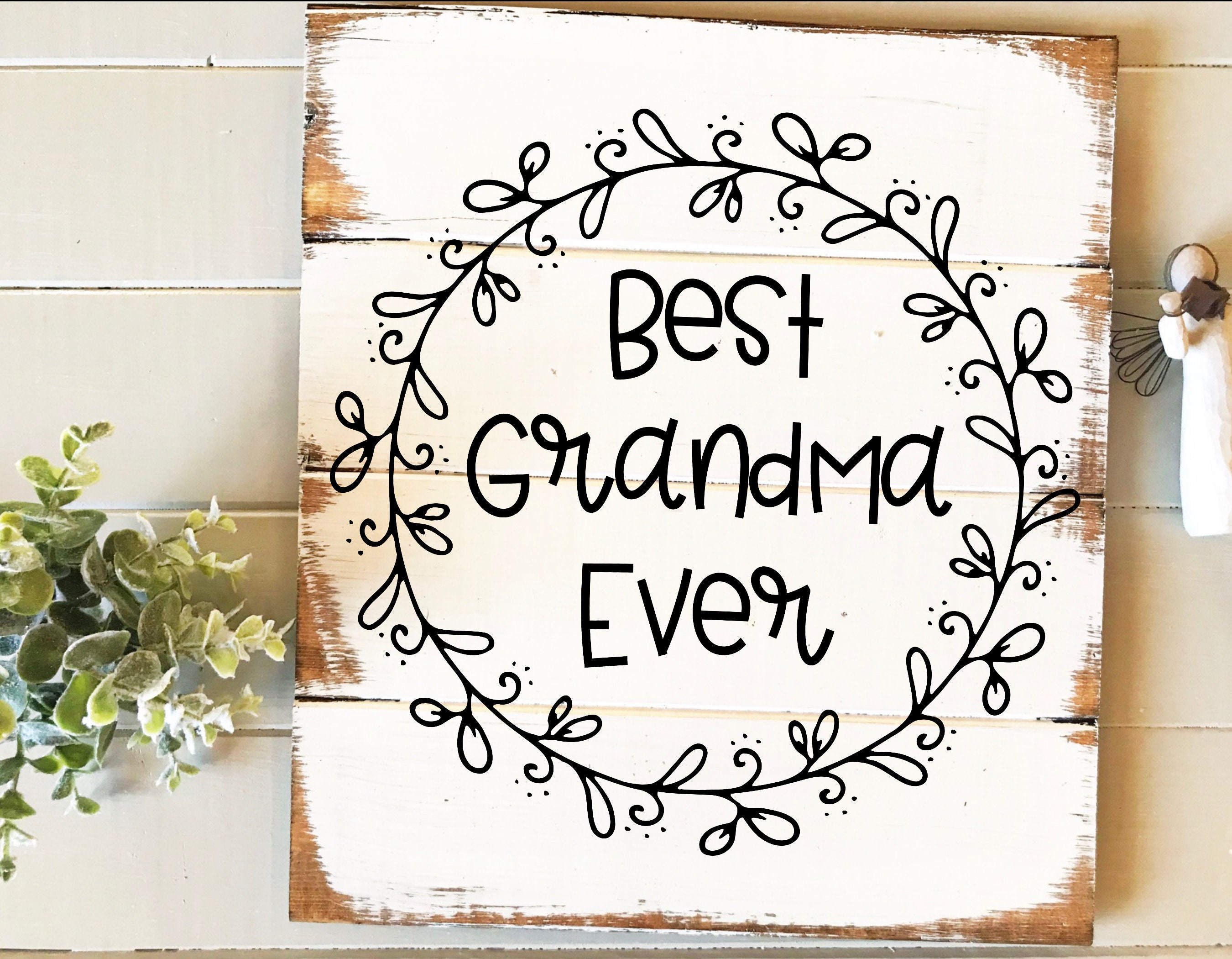 Gift for Grandma Best Grandma Ever 13w x 14 h Etsy