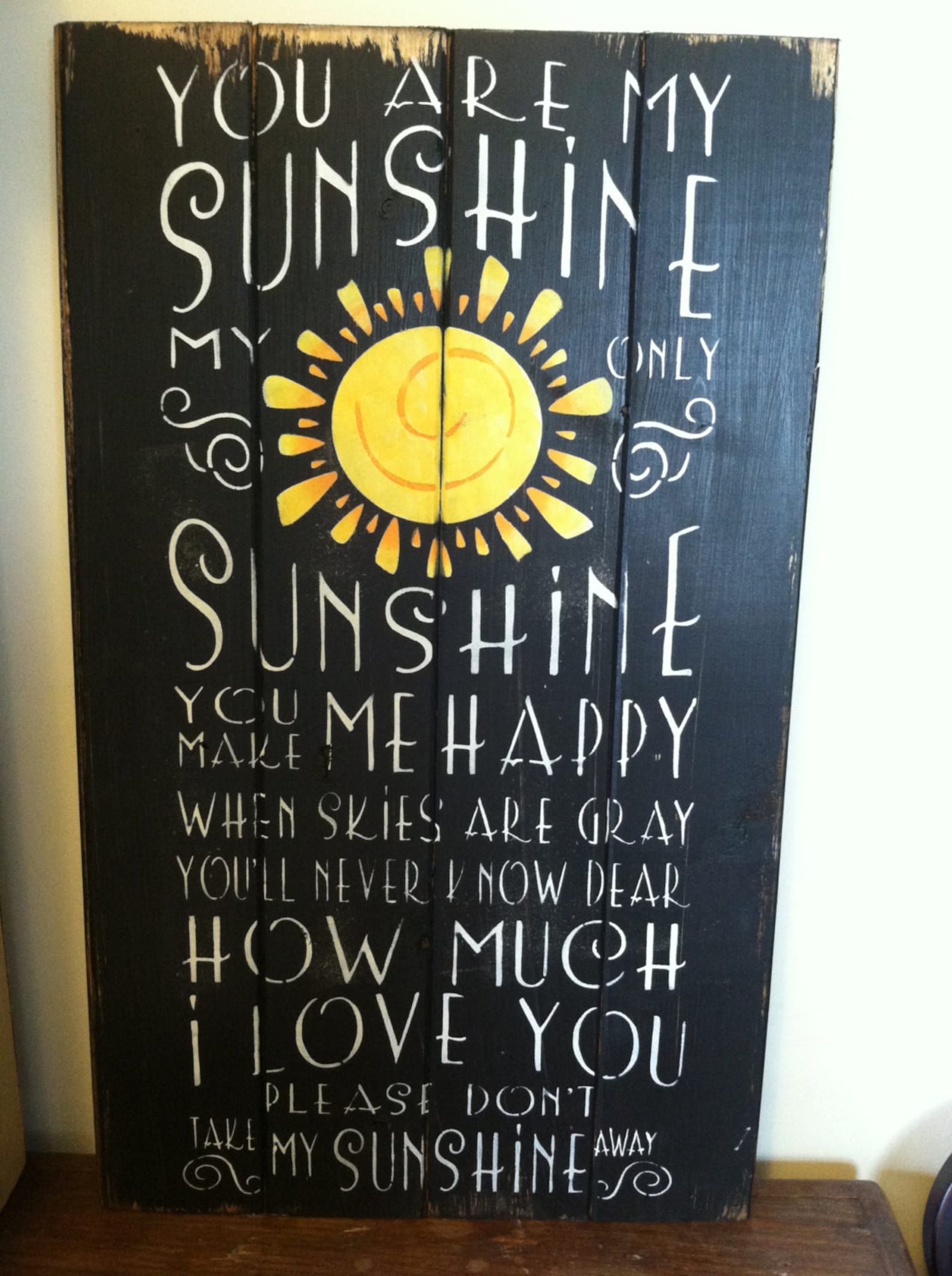 You Are My Sunshine Sign Nursery Sign Nursery Decor Boys Etsy