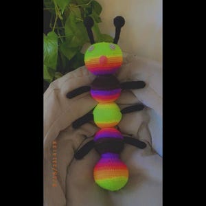 Neon Rainbow Caterpillar
