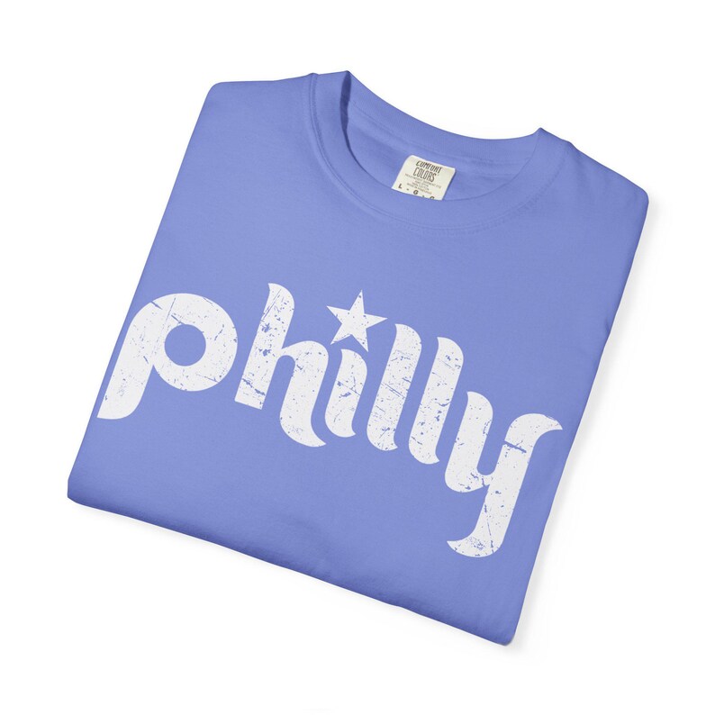 Vintage Philadelphia Baseball Shirt: Comfort Colors Philly Football Tee image 7