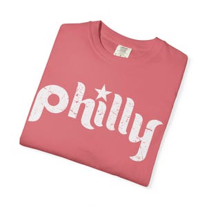 Vintage Philadelphia Baseball Shirt: Comfort Colors Philly Football Tee Watermelon
