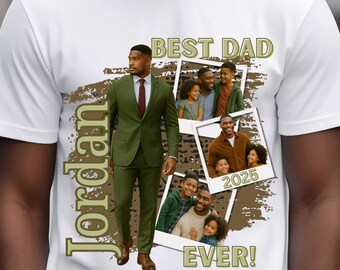 Anpassbares Dad Shirt Design für Weihnachten oder den Vatertag - Sofort Download!