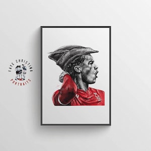 Nottingham Forest Art Print - Brennan Johnson Print
