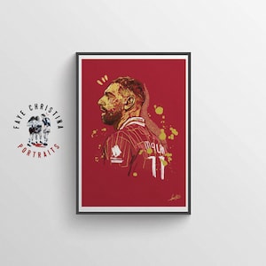 Liverpool - Mo Salah art Print