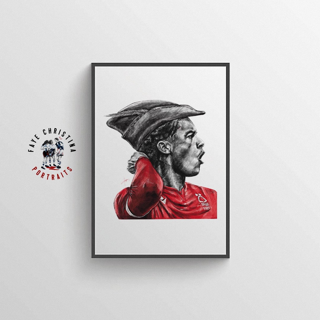 Nottingham Forest Art Print Brennan Johnson Print Etsy UK