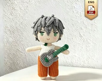 Till Häkelanleitung – Alien Stage ALNST Amigurumi PDF, Ivan Till Plüsch-Tutorial, Fan-Geschenk