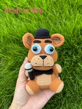 Hand-Crochet Freddy Fazbear Plush – FNAF Collectible Gift product logo