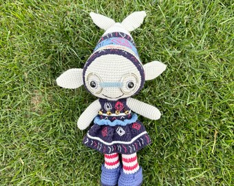 Frankie, el pez viajero del tiempo (Amigurumi) – Regalo vintage para la oficina (para académicos)